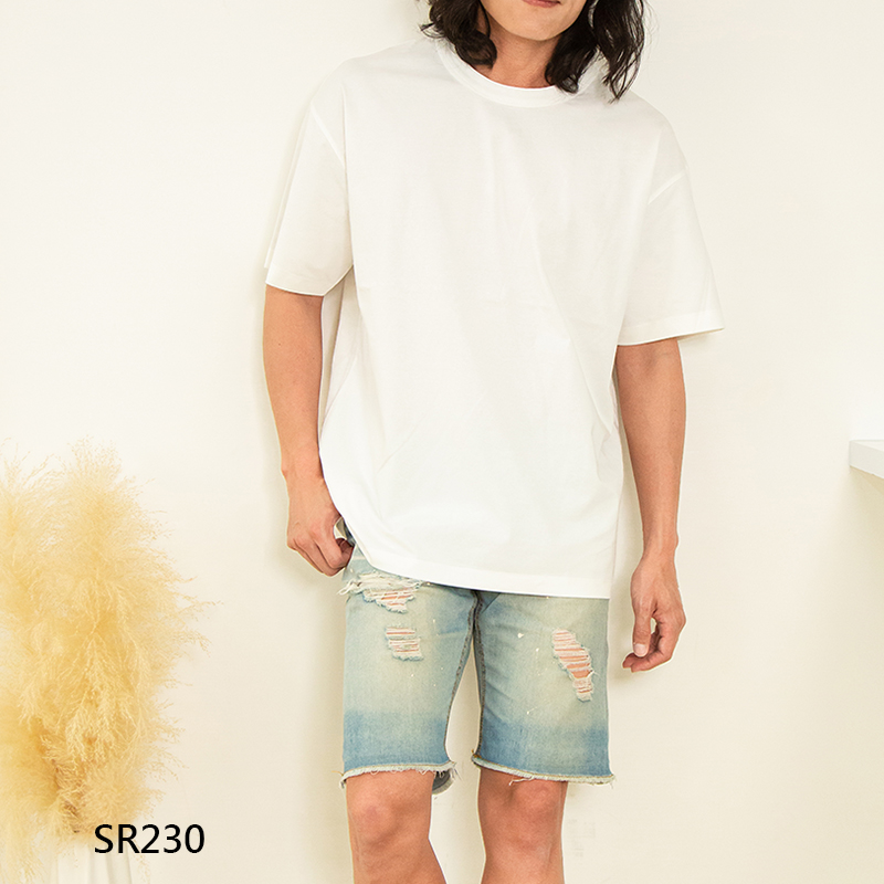 SR230 頂級重磅寬版落肩涼感抗菌T恤款式 7